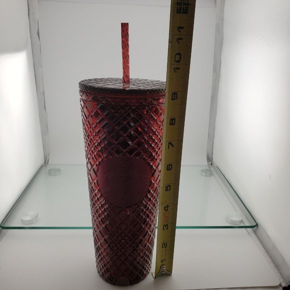 Starbucks Winter Holiday Jeweled Tumbler - Red / 24 FL Oz / 2021 - Picture 10 of 12